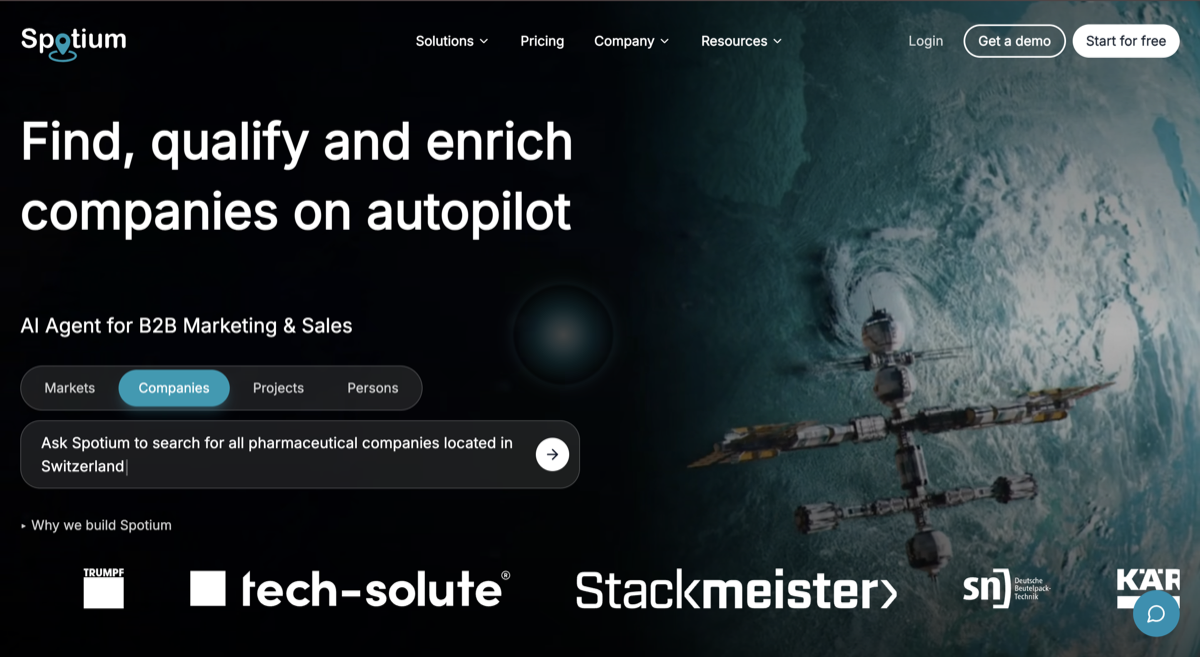 Spotium — AI-Powered B2B Sales Intelligence Platform